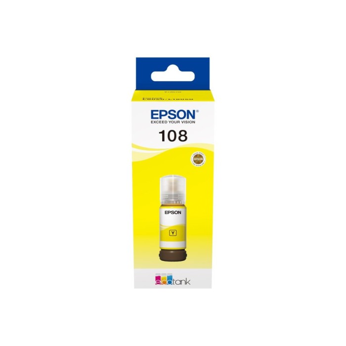 ČRNILO EPSON 108 RUMENA za EcoTank L8050 ČRNILO EPSON 108 RUMENA za EcoTank L8050