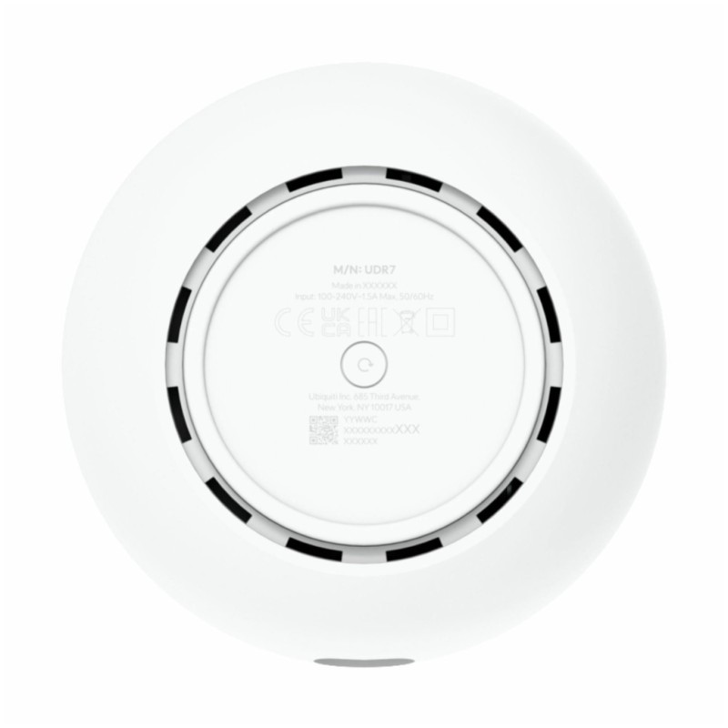 Usmerjevalnik brezžični Ubiquiti UniFi Dream Router 7 WiFi7 802.11be 5700Mbit/s 4xLAN+WAN+SFP (UDR7-EU)