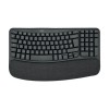 Tipkovnica in miš Logitech Bluetooth + USB ergonomska Wave Keys in Lift COMBO SLO grafitna (920-013635)