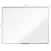 Tabla Nobo Essence Steel bela magnetna 120 x 150 (1915487)