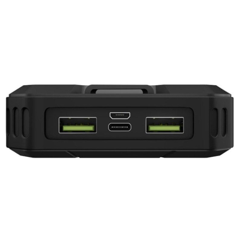 Prenosna baterija Goobay Powerbank 20.000 mAh USB-C Quick-Charge 3.0 sončne celice črna Goobay Prenosna baterija Goobay Powerbank 20.000 mAh USB-C Quick-Charge 3.0 sončne celice črna