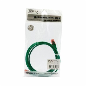 KABEL PATCH UTP Cat 6 0,5m RJ45 Digitus zelen (DK-1617-005/G)