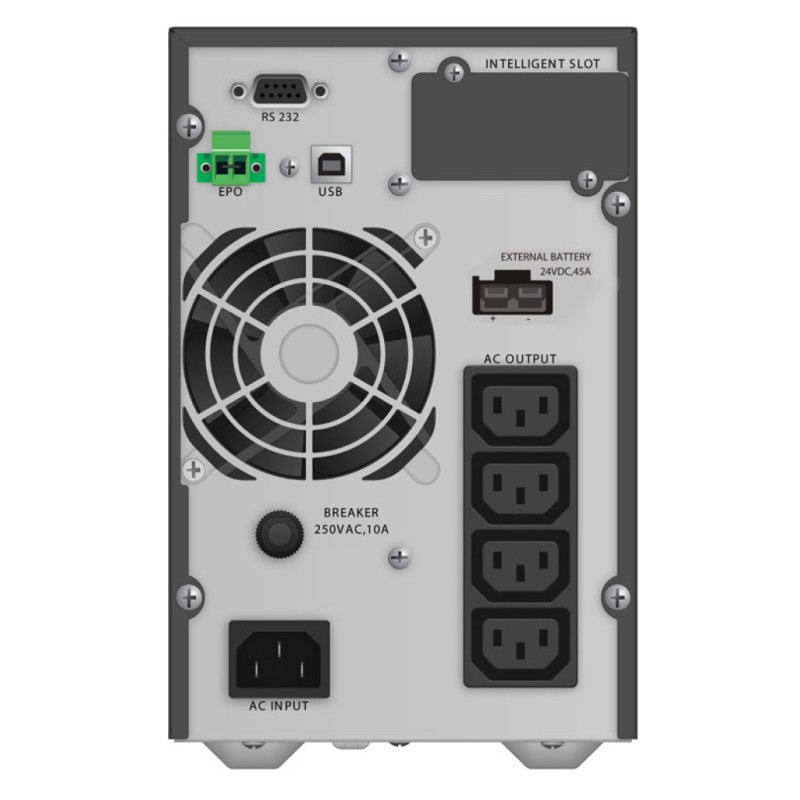UPS PowerWalker VFI 1000 TGB On-line 1000VA/900W 4x220V () PowerWalker UPS PowerWalker VFI 1000 TGB On-line 1000VA/900W 4x220V ()
