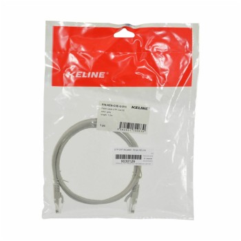 KABEL PATCH UTP Cat.5e 1,00m RJ45 10/100 KELine - siv (KEN-C5E-U-010) KABEL PATCH UTP Cat.5e 1,00m RJ45 10/100 KELine - siv (KEN-C5E-U-010)