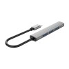 HUB USB-C => 1x USB-A 3.0 + 3x USB-A 2.0 siv Orico (Orico AH-13) Orico HUB USB-C => 1x USB-A 3.0 + 3x USB-A 2.0 siv Orico (Orico AH-13)