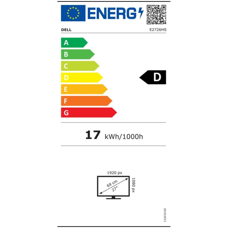 Monitor Dell 68,6 cm (27,0) E2726HS 1920x1080 100Hz IPS 5ms VGA HDMI DisplayPort Pivot Zvočniki 3H NTSC72% Dell Monitor Dell 68,6 cm (27,0) E2726HS 1920x1080 100Hz IPS 5ms VGA HDMI DisplayPort Pivot Zvočniki 3H NTSC72%