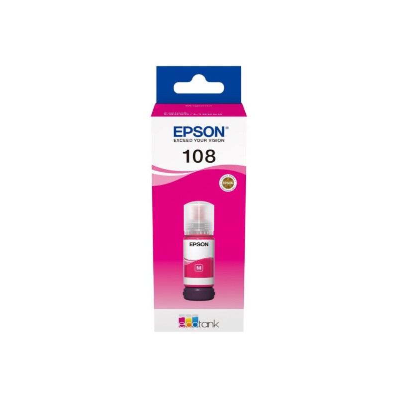 ČRNILO EPSON 108 MAGENTA za EcoTank L8050
