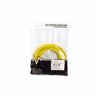 KABEL PATCH UTP Cat 6 5,00m RJ45 Digitus rumen (DK-1617-050/Y)