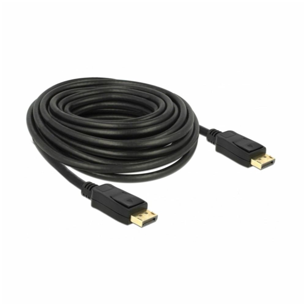 Kabel DisplayPort(m)=>DisplayPort(m) v1.2 10,00m 4K/60Hz pozlačeni konektorji črn Delock (84862) Delock Kabel DisplayPort(m)=>DisplayPort(m) v1.2 10,00m 4K/60Hz pozlačeni konektorji črn Delock (84862)