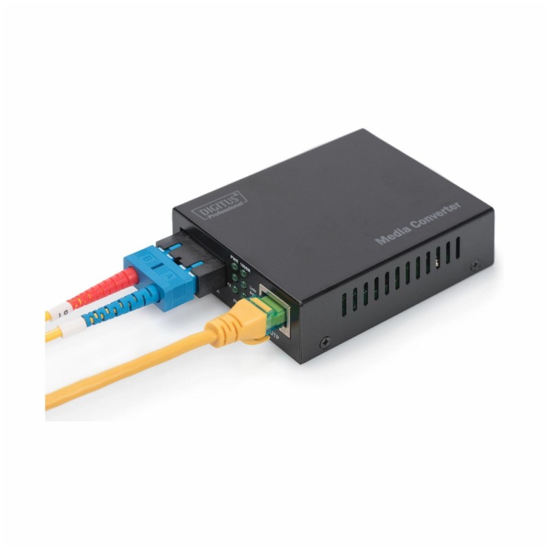 Mrežni adapter LAN RJ45 <=> SC MM 1Gb/s Digitus (DN-82120-1) Digitus Mrežni adapter LAN RJ45 <=> SC MM 1Gb/s Digitus (DN-82120-1)