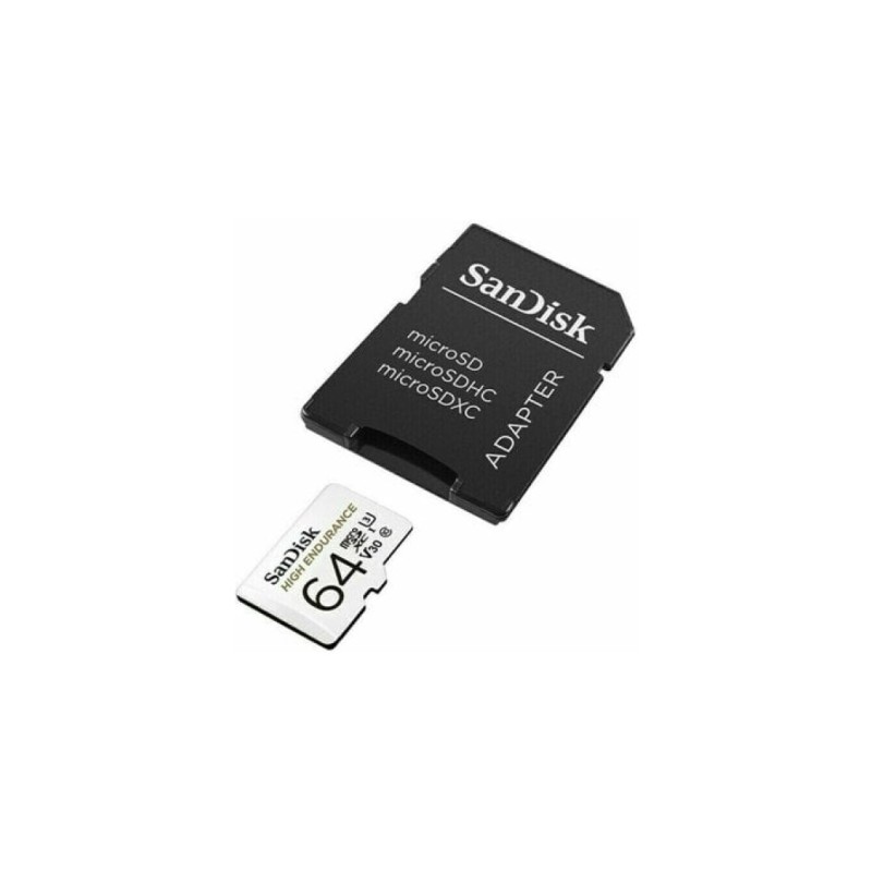 Spominska kartica microSDXC 64GB Sandisk High Endurance 100MB/s/40MB/s U3 V30 UHS-I +adapter (SDSQQNR-064G-GN6IA) SANDISK Spominska kartica microSDXC 64GB Sandisk High Endurance 100MB/s/40MB/s U3 V30 UHS-I +adapter (SDSQQNR-064G-GN6IA)