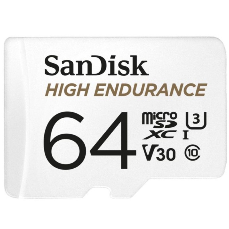 Spominska kartica microSDXC 64GB Sandisk High Endurance 100MB/s/40MB/s U3 V30 UHS-I +adapter (SDSQQNR-064G-GN6IA) SANDISK Spominska kartica microSDXC 64GB Sandisk High Endurance 100MB/s/40MB/s U3 V30 UHS-I +adapter (SDSQQNR-064G-GN6IA)