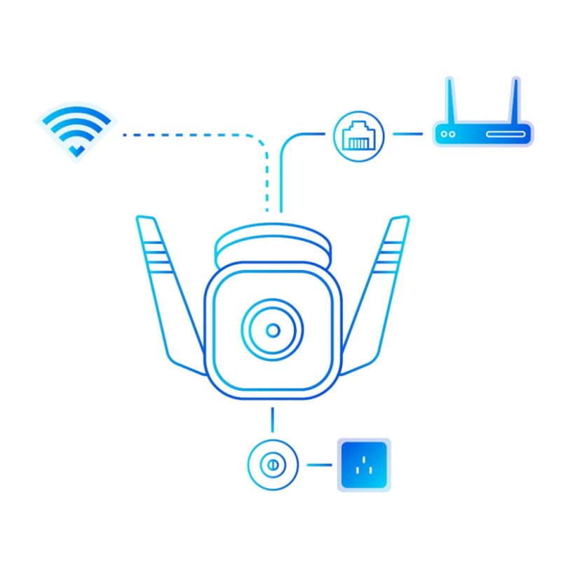 Zunanja nadzorna kamera TP-Link 3 MP WiFi napajalnik montažna dvosmerna komunikacija (Tapo C310) TP-LINK Zunanja nadzorna kamera TP-Link 3 MP WiFi napajalnik montažna dvosmerna komunikacija (Tapo C310)