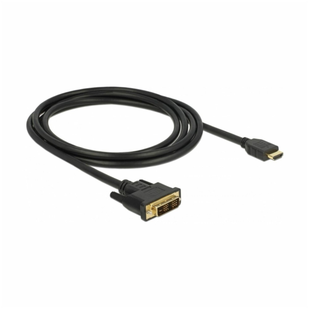 Kabel HDMI(m)=>DVI Digital (18+1) 2,00m Delock 85584 Delock Kabel HDMI(m)=>DVI Digital (18+1) 2,00m Delock 85584
