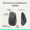 Miš brezžična + Bluetooth Logitech Signature Comfort Plus M850 L velikost grafitna (910-007715)