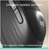 Miš brezžična + Bluetooth Logitech Signature Comfort Plus M850 L velikost grafitna (910-007715)