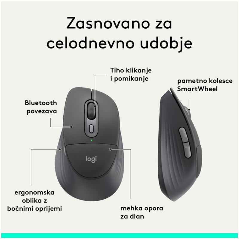 Tipkovnica in miš Logitech brezžična + Bluetooth MK880 Signature Comfort Plus grafitna Slovenski nabor znakov (920-014161) LOGITECH Tipkovnica in miš Logitech brezžična + Bluetooth MK880 Signature Comfort Plus grafitna Slovenski nabor znakov (920-014161)