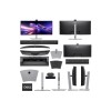 Monitor Dell 86,4 cm (34,0) P3426WEV 3440x1440 Curved konferenca 100Hz IPS 5ms HDMI DisplayPort USB-C 90W 3xUSB3.2 USB-C-Out HAS Kamera  3H sRGB99% RJ45 PRO
