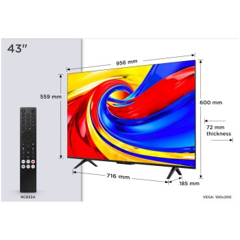 TCL 43 Premium QLED TV 43P7L TCL 43 Premium QLED TV 43P7L