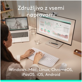 Tipkovnica in miš Logitech brezžična + Bluetooth MK880 Signature Comfort Plus bela SLO gravura (920-014033) Tipkovnica in miš Logitech brezžična + Bluetooth MK880 Signature Comfort Plus bela SLO gravura (920-014033)