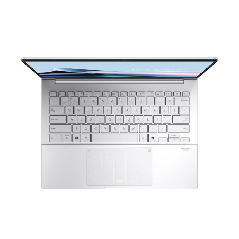 Prenosnik Asus 35,5 cm (14,0) Zenbook 14 OLED 2880x1800 OLED 500nit 120Hz Ultra 7-255H/32GB/SSD1TB/BL/ALU/Intel Arc 140T/Win11Home (90NB14W2-M023L0)