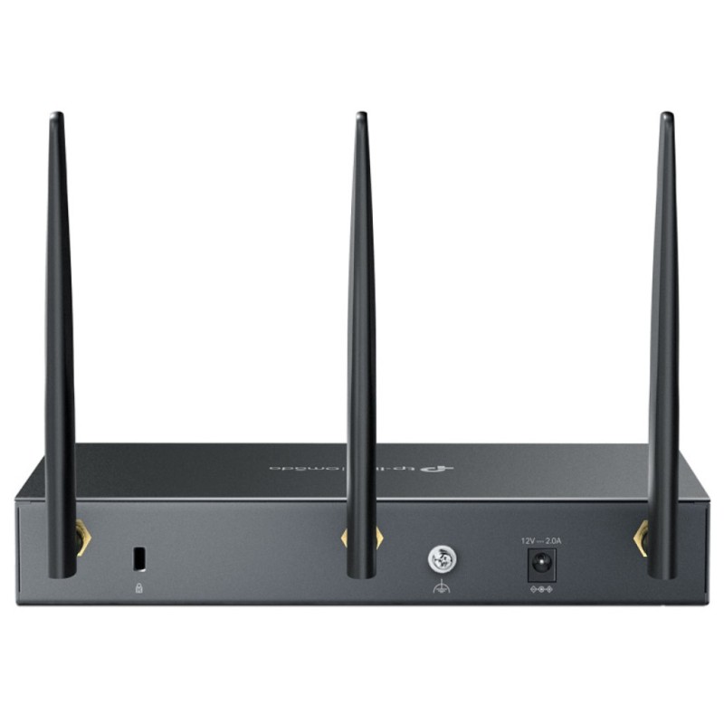 Usmerjevalnik brezžični TP-Link gigabit WiFi6 802.11ax AX3000 2402Mbit/s 4xLAN+WAN+SFP 3x antena (ER706W) TP-LINK Usmerjevalnik brezžični TP-Link gigabit WiFi6 802.11ax AX3000 2402Mbit/s 4xLAN+WAN+SFP 3x antena (ER706W)