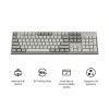 Gaming Tipkovnica Žična Keychron C2 Pro 8K QMK UK | siva RGB (C2PX-M1-UK)
