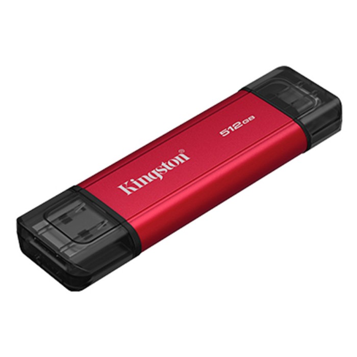 Prenosni disk SSD 512GB USB-C/A Kingston Duo 1050/900MB/s - črna/rdeča (SPSD/512GB) Prenosni disk SSD 512GB USB-C/A Kingston Duo 1050/900MB/s - črna/rdeča (SPSD/512GB)