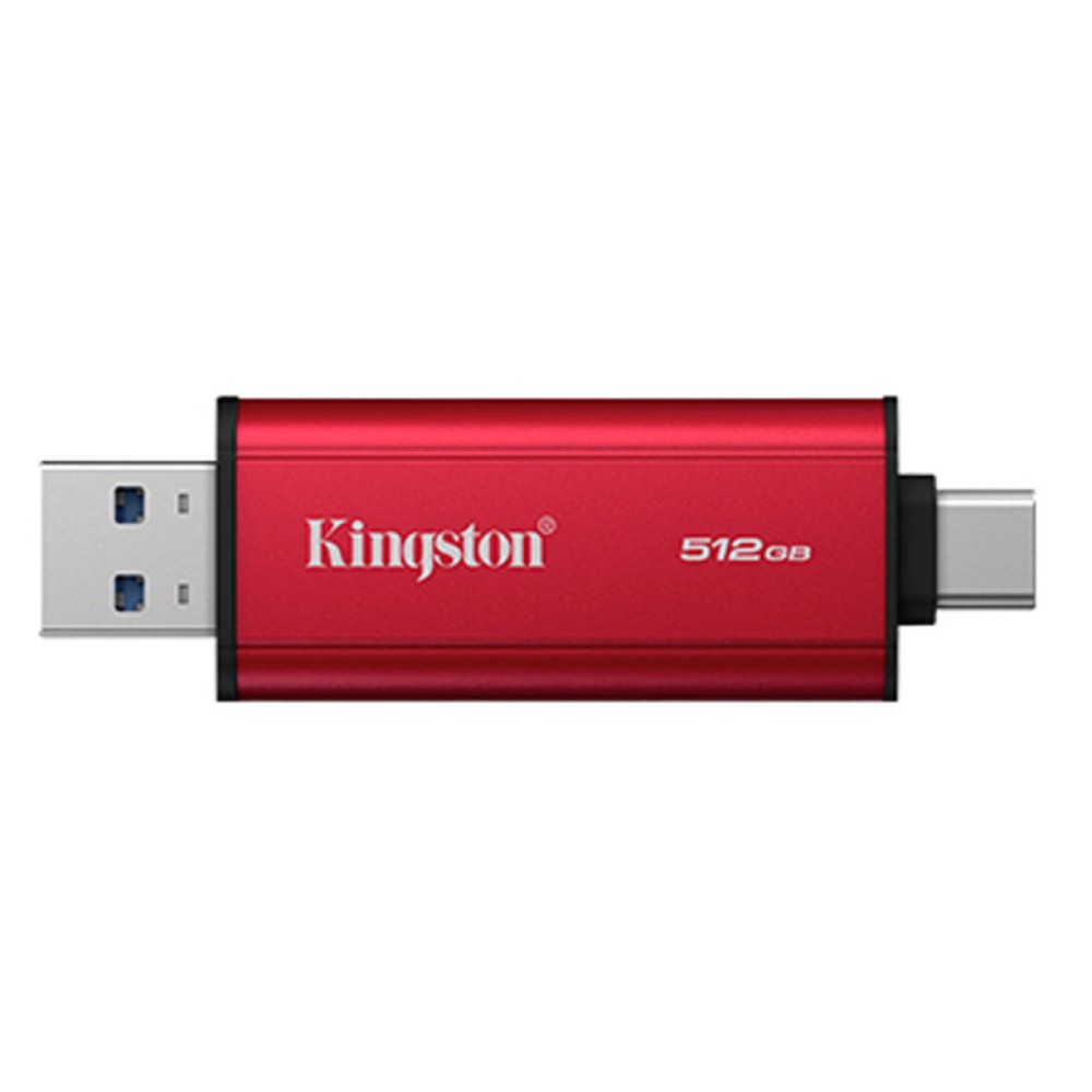 Prenosni disk SSD 512GB USB-C/A Kingston Duo 1050/900MB/s - črna/rdeča (SPSD/512GB) KINGSTON Prenosni disk SSD 512GB USB-C/A Kingston Duo 1050/900MB/s - črna/rdeča (SPSD/512GB)