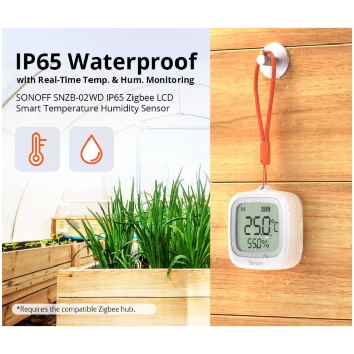 Pametna hiša - LCD pametni senzor temperature in vlage ZigBee Sonoff (SNZB-02WD) Pametna hiša - LCD pametni senzor temperature in vlage ZigBee Sonoff (SNZB-02WD)