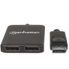 Adapter DisplayPort(m)=> 2x DisplayPort(ž) v1.2 4K@30Hz MST (207768) Manhattan Adapter DisplayPort(m)=> 2x DisplayPort(ž) v1.2 4K@30Hz MST (207768)