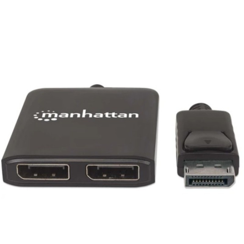 Adapter DisplayPort(m)=> 2x DisplayPort(ž) v1.2 4K@30Hz MST (207768) Manhattan Adapter DisplayPort(m)=> 2x DisplayPort(ž) v1.2 4K@30Hz MST (207768)