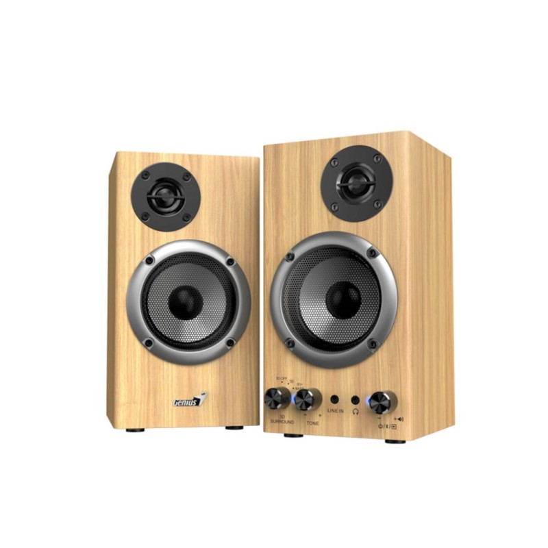 Zvočniki Genius HF-520BT 20W 2.0 (borov les)