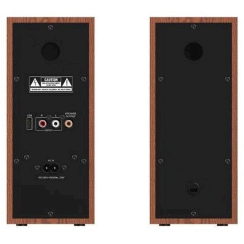 Zvočniki Genius SP-HF800BT 20W 2.0 (črna-rjava) Genius Zvočniki Genius SP-HF800BT 20W 2.0 (črna-rjava)