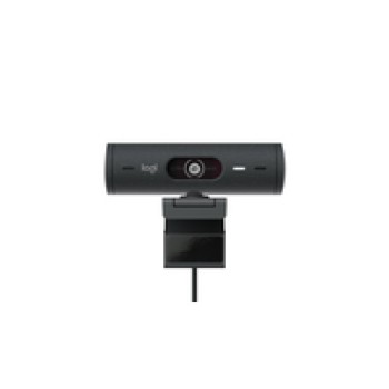 Spletna kamera Logitech BRIO 505 Business 4MP FHD 30FPS 90° USB-C grafitna Autofokus 4xdigitalni zoom dvojni mikrofon pokrov za lečo (960-001459)