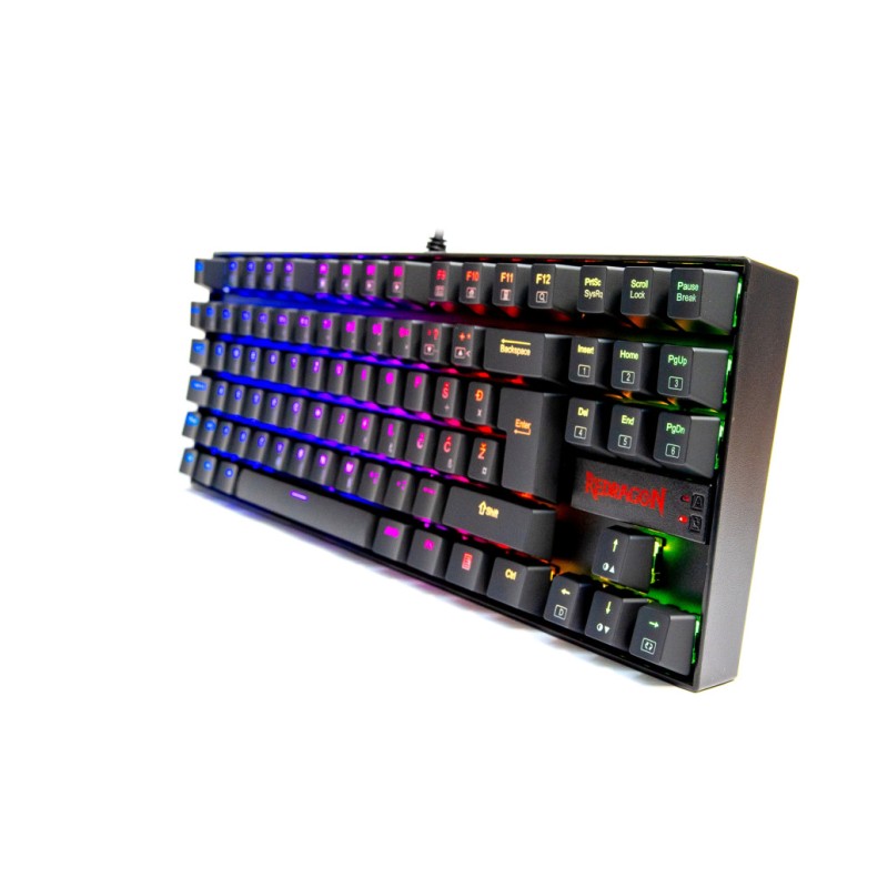 Mehanska Tipkovnica USB Redragon KUMARA K552 SLO | črna RGB (10466) Redragon Mehanska Tipkovnica USB Redragon KUMARA K552 SLO | črna RGB (10466)