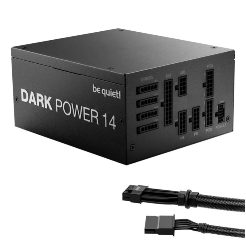 Napajalnik - 1000W be quiet! Titan Dark Power 14 80Plus Titanium 95,5% ATX 3.1 (Gen5) Modular 135mm črna (BP020EU) be quiet! Napajalnik - 1000W be quiet! Titan Dark Power 14 80Plus Titanium 95,5% ATX 3.1 (Gen5) Modular 135mm črna (BP020EU)
