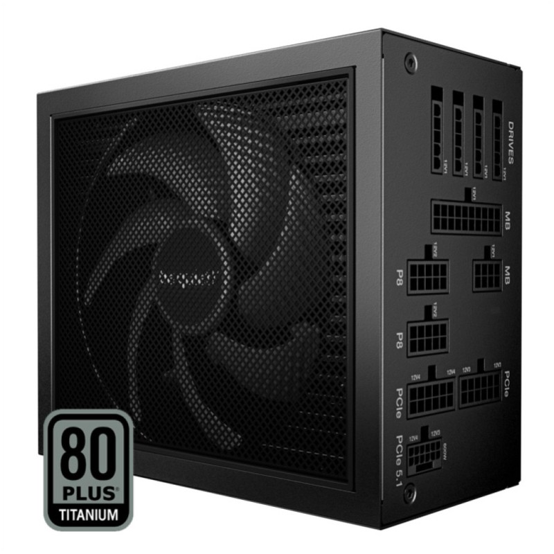 Napajalnik - 1000W be quiet! Titan Dark Power 14 80Plus Titanium 95,5% ATX 3.1 (Gen5) Modular 135mm črna (BP020EU) be quiet! Napajalnik - 1000W be quiet! Titan Dark Power 14 80Plus Titanium 95,5% ATX 3.1 (Gen5) Modular 135mm črna (BP020EU)