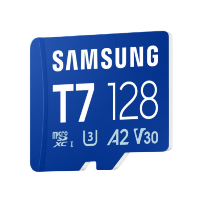 Spominska kartica microSDXC 128GB Samsung T7 170MB/s/U3 V30 UHS-I A2 (MB-MB128T/WW) SAMSUNG Spominska kartica microSDXC 128GB Samsung T7 170MB/s/U3 V30 UHS-I A2 (MB-MB128T/WW)