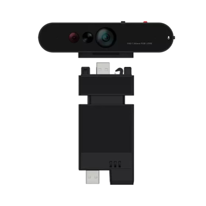 Spletna kamera Lenovo ThinkVision MC60 (S) - Short FHD 30FPS 90° USB črna AI autofokus 4x dvojni mikrofon (4XC1K97399) Lenovo Spletna kamera Lenovo ThinkVision MC60 (S) - Short FHD 30FPS 90° USB črna AI autofokus 4x dvojni mikrofon (4XC1K97399)