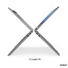 Prenosnik Lenovo 38,86 cm (15,3) IdeaPad 5 2-in-1 1920x1200 IPS na dotik 400nit Ryzen AI 7 445/16GB/512GB/BL/AI Chip: 50 TOPs/ALU/AMD Radeon 840M/Win11Home (83UM003GSC)