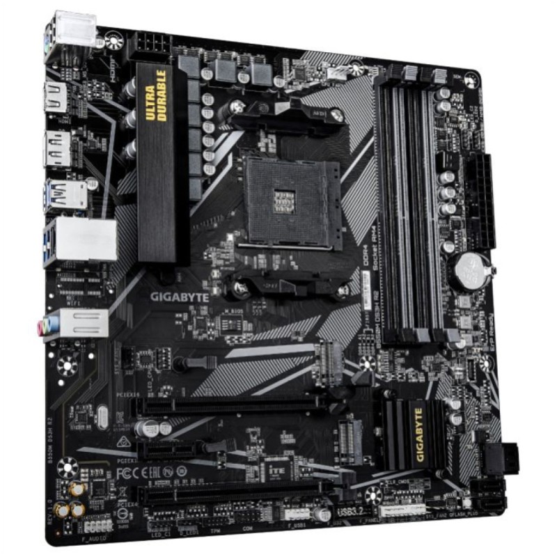 Osnovna plošča AM4 GigaByte B550M DS3H R2 mATX HDMI DP GIGABYTE Osnovna plošča AM4 GigaByte B550M DS3H R2 mATX HDMI DP