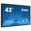 Monitor Iiyama 108 cm (42,5) TF4339AS-B1AG 4K na dotik PCAP Interaktivni IPS 8ms 2xHDMI DP 2xUSB Zvočniki 2x10W RJ45 ProLite interaktivni monitor Android 11 Iiyama Monitor Iiyama 108 cm (42,5) TF4339AS-B1AG 4K na dotik PCAP Interaktivni IPS 8ms 2xHDMI DP 2xUSB Zvočniki 2x10W RJ45 ProLite interaktivni monitor Android 11