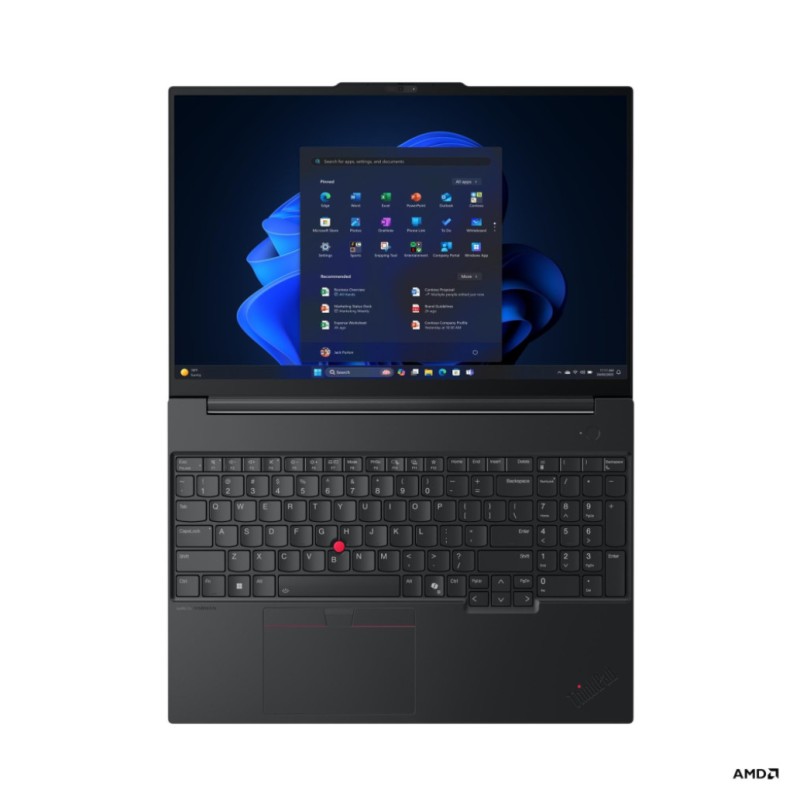 Prenosnik Lenovo 40,64 cm (16,0) ThinkPad E16 G4 1920x1200 IPS 400nit Ryzen AI 5 330/16GB/512GB/BL/AI Chip: 50 TOPs/ALU/AMD Radeon 820M/Win11Pro (21Y4003USC)