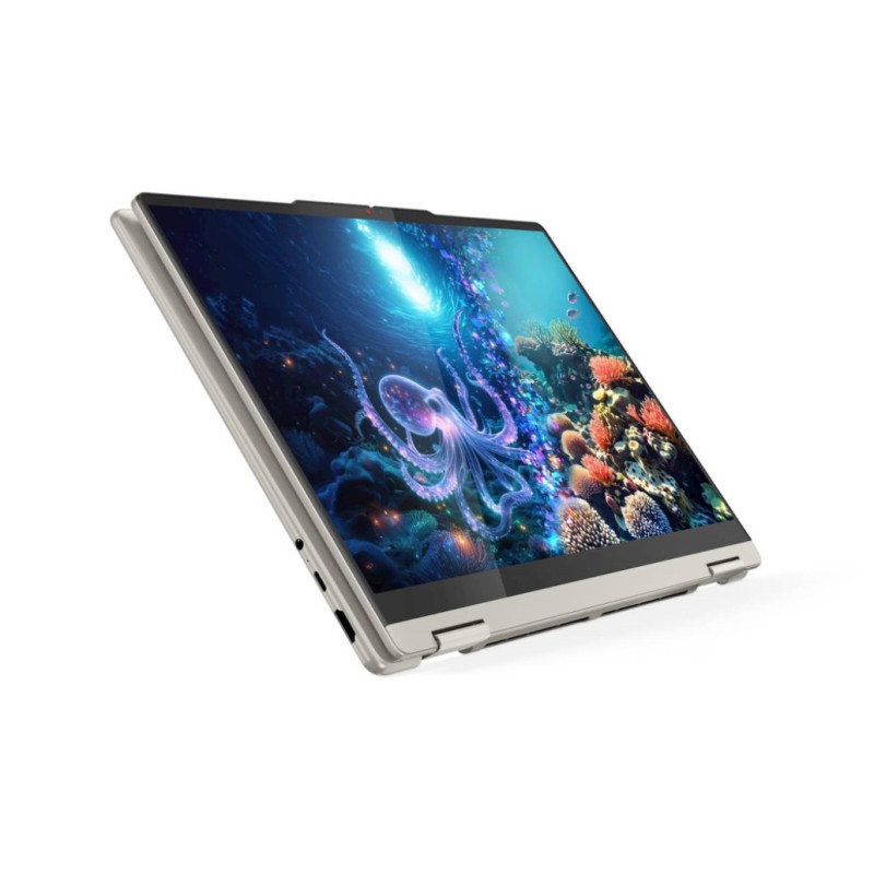 Prenosnik Lenovo 35,5 cm (14,0) Yoga 7 2-in-1 2880x1800 OLED na dotik 500nit 120Hz Ryzen AI 7 350/32GB/1TB/BL/AI Chip: 50 TOPs/ALU/AMD Radeon 860M/Win11Home (83JR00BFSC)