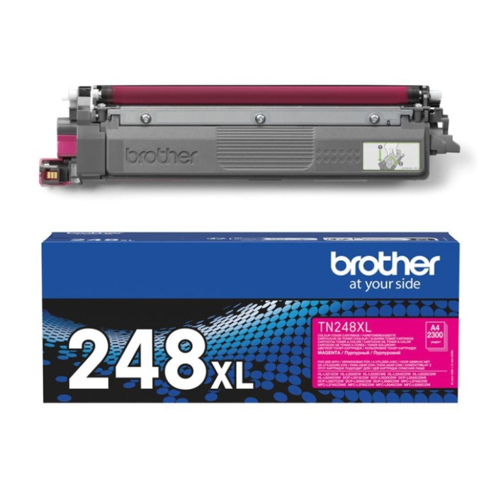 Toner Brother TN248XLM, magenta, 2.300 strani L3220/8230/8240, L3520/60, L3740/8340/90 Toner Brother TN248XLM, magenta, 2.300 strani L3220/8230/8240, L3520/60, L3740/8340/90