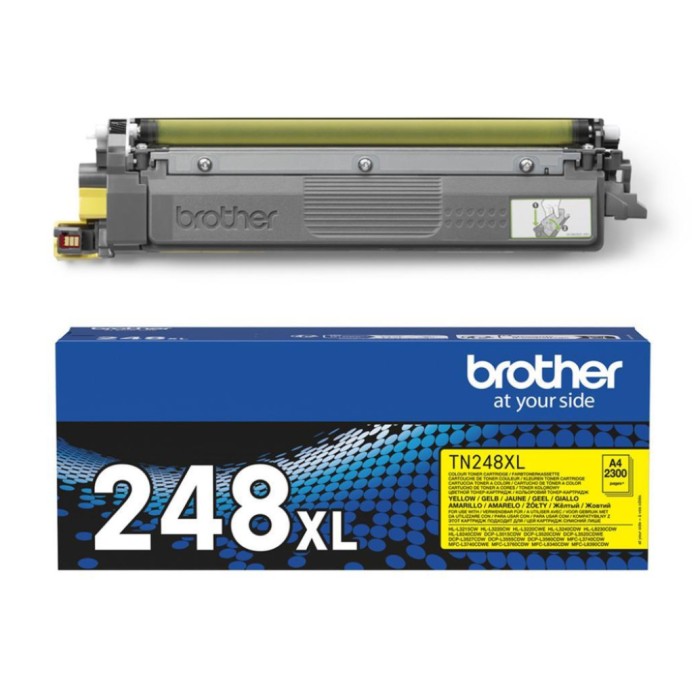 Toner Brother TN248XLY, yellow, 2.300 strani L3220/8230/8240, L3520/60, L3740/8340/90 Toner Brother TN248XLY, yellow, 2.300 strani L3220/8230/8240, L3520/60, L3740/8340/90