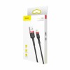 Kabel USB-A(m) => Apple Lightning 2,0m 1.5A Cafule rdeč-črn Baseus (CALKLF-C19)