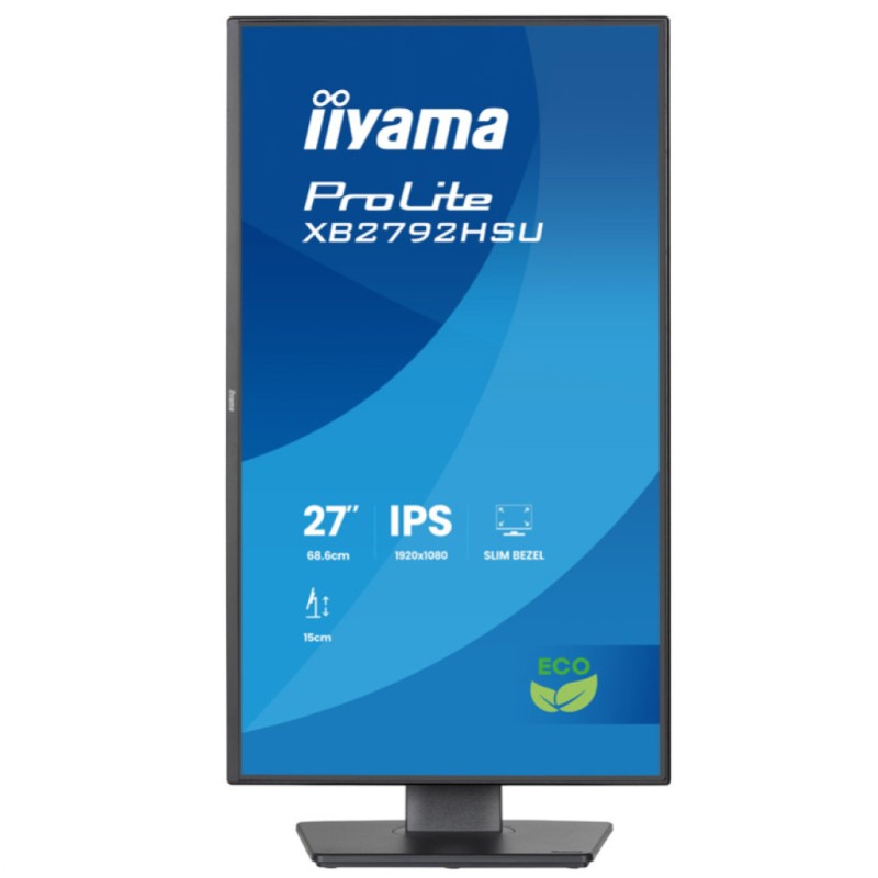 Monitor Iiyama 68,6 cm (27) XB2792HSU-B1 1920x1080 120Hz IPS 3ms HDMI DP 2xUSB Pivot Zvočniki 2H AdaptiveSync ProLite Iiyama Monitor Iiyama 68,6 cm (27) XB2792HSU-B1 1920x1080 120Hz IPS 3ms HDMI DP 2xUSB Pivot Zvočniki 2H AdaptiveSync ProLite