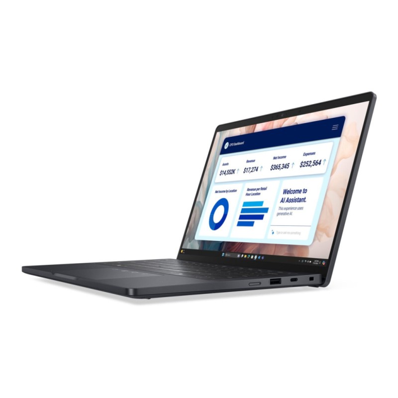 Prenosnik DELL 33,7 cm (13,3) Pro 13 Premium 2560x1600 IPS na dotik 500nit Ultra 7-268V/32GB/SSD1TB/BL/AI Chip: 48 TOPs/Mg-AL/Intel Arc 140V/Win11Pro (210-BPBZ-U7-TOUCH)